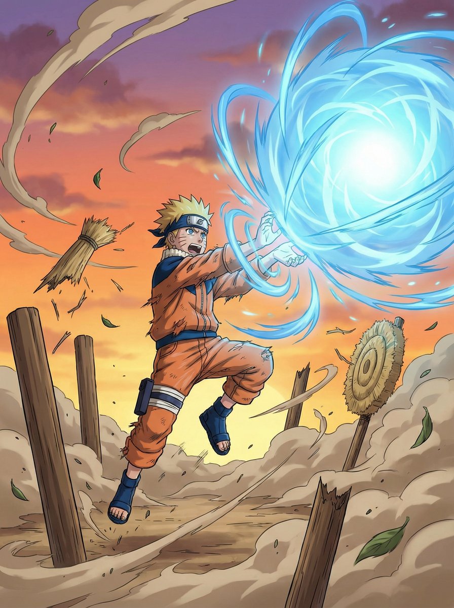 糖心vlog视频：鸣人高燃修炼